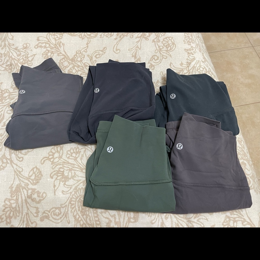 5 pair of lulu lemon Aligns s2
